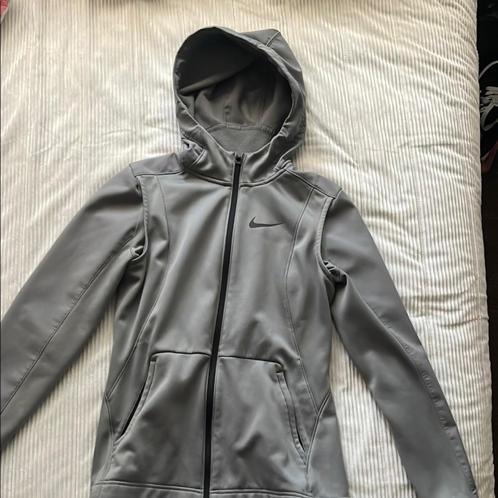 Nike Gray Hooded Jacket